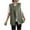 Green, variant on APEXFWDT Women's Vintage Open-Front Vest - Oversized V-Neck Linen Waistcoat Pockets Sleeveless Layering Outerwear