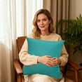 thumbnail image 5 of COM1950s Decorative Throw Pillow for Couch and Bed,45X45Cm Square Pillow with Removable Cover,Soft Linen Blend for Living Room,Bedroom,and Outdoor Home Decor (Including Pillow Core), 5 of 7