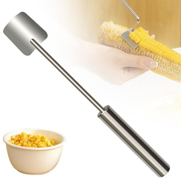 Widened Effortless Corn Stripper, Sturdy Corn Peeler for Corn on the Cob - Quickly Shucking Corn Kernel Remover Tool