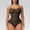 Coffee, variant on Bodysuit Shapewear for Women Shapewear Tummy Control Bodysuit Seamless Body Shaper Sleeveless Compression Tanks Tops Women's Tight Corset Top Underwear Solid Color Fashionable Jumpsuit Black L