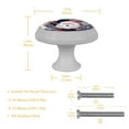 thumbnail image 5 of Santa Claus Fluorescent Drawer Pulls with Screws – Round 4-Pack, Glow-in-the-Dark Knobs for Cabinets, Wardrobes, Dressers – Kitchen Hardware, Cabinet Pulls, Door Knobs, 5 of 6