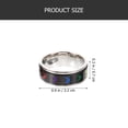 thumbnail image 3 of BRIGHTFUFU 2pcs anillos LGBT anillo lesbiano decorativo anillo arco iris anillo orgullo lgbt anillo de arco iris lgbt, 3 of 7