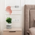 thumbnail image 3 of HEATSHAKING 2Pcs Hat Storage Rack Modern Minimalist Design 11.8x1.8x1.7in Silver, 3 of 8