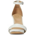 thumbnail image 3 of Naturalizer Women's Joy Heeled Sandals White Leather 8.5W, 3 of 5