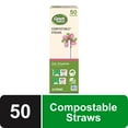 thumbnail image 2 of (3 pack) Great Value Sustainable Eco-Straws - 50 Count, 2 of 9