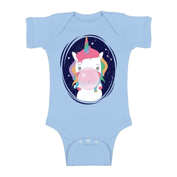 Baby T Shirts - NB 6M 1 Year 2 Year Old 18 Months - Cute Unicorn Romper