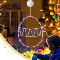 thumbnail image 1 of Wanfds Easter Tinted Window Lights Easter Eggs Indoor Decorations Easter Tinted Window Lights Decorative Suction Cups Battery Operated(B), 1 of 6
