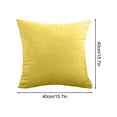 thumbnail image 2 of Velvet Cushions Sofa Pillows Decorative Throw Pillows Soft touch Geometric Style Durable Edging Hidden Zipper 40x40cm, 2 of 7