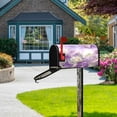 thumbnail image 5 of Wobogo Purple Butterfly Floral Mailbox Cover Magnetic for Garden Yard Home Decor Standard Size 25.4×20.78in, 5 of 9