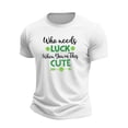 thumbnail image 2 of Men's St. Patrick's Day Funny Graphic T-Shirt Short Sleeve Crew Neck Casual Top, 2 of 4