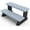 Gray, variant on Hot Tub Steps Spa Steps for Round or Straight Sided Spa (Brown)