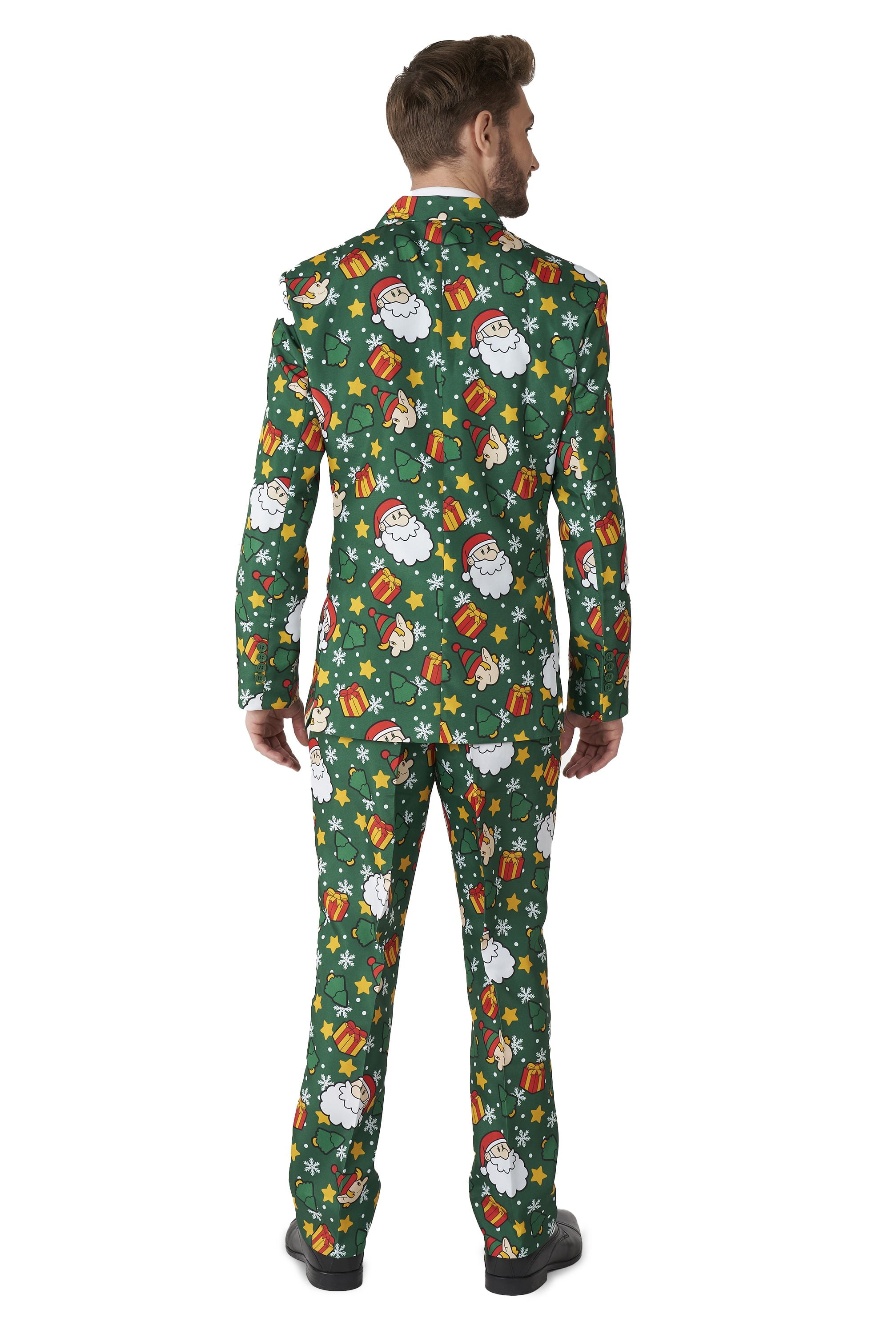 Suitmeister Men's Suits Santa Elves Green - L Green