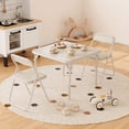 thumbnail image 3 of Boys y girls folding mesa y sillas set (3 - piece, beige), 3 of 8