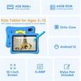 thumbnail image 2 of YYSWIE 10.1 inch Kids Tablet - 4GB RAM 64GB Android Tablet for Ages 3-12 with Parental Control, Stylus & Shockproof Case, 2 of 7