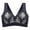 Black, variant on QLEICOM Everyday Bras for Women, Women's Comfort Lift Wirefree Bras Underwear Removable Shoulder Strap Daily Comfort Bra Underwear Bras No Underwire Black Cup 46/105BCD