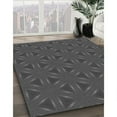 thumbnail image 2 of Ahgly Company Indoor Round Patterned Smokey Gray Area Rugs, 5' Round, 2 of 6