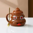 thumbnail image 4 of Dongrere Coffee Mug with Poop shaped for Gift Ceramic Cup for Halloween, Birthdays or Morning Coffee, 4 of 7
