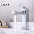 thumbnail image 2 of Single Hole Bathroom Faucet Elegance Square Design Chrome Finish, 2 of 2