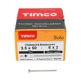 thumbnail image 3 of Timco - Solo Chipboard & Woodscrews - PZ - Double Countersunk - Zinc (Size 3.5 x 50 - 200 Pieces), 3 of 3