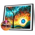 thumbnail image 2 of Cuadros Decorativos Kits de pintura de diamante 5D DIY, árbol abstracto, taladro redondo completo, decoración de pared, arte Sywqhk Nuevos Originales, 2 of 9