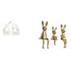 thumbnail image 1 of Estatua de cisne de cerámica, escultura de mesa, figurita decorativa, en miniatura sentado. Material adecuado para regalar y decorar el hogar, 1 of 8