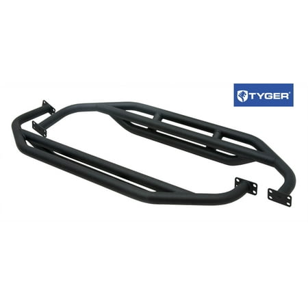 - TYGER Side Step Armor Textured Black Nerf Bars Fit 87-06 Jeep Wrangler YJ/TJ 1987 1988 1989 1990 1991 1992 1993 1994 1995 1996 1997 1998 1999 2000 2001 2002 2003 2004 2005 2006