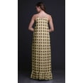 thumbnail image 4 of Bimba Beige3 Floral Leaves & Rose Spaghetti Strap Womens Sleepwear Nightgown Ladies Nightwear Nursing Sleep Dress Medium, 4 of 5