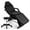 Black, variant on Costway 72" Massage Bed with Hydraulic Stool Adjustable Backrest & Legrest Storage Boxes Black