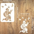 thumbnail image 3 of Native Indian and Birds Painting Stencil Reusable Southwest Art Decorative Stencil Western Tribal DIY Signs Stencil for Painting, 3 of 9