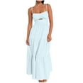 thumbnail image 1 of Birdeem Robe Sans Manches pour Femmes, Mode Aguichant, Couleur Unie, Ajourée, à Fermeture Éclair, Camisole, 1 of 12
