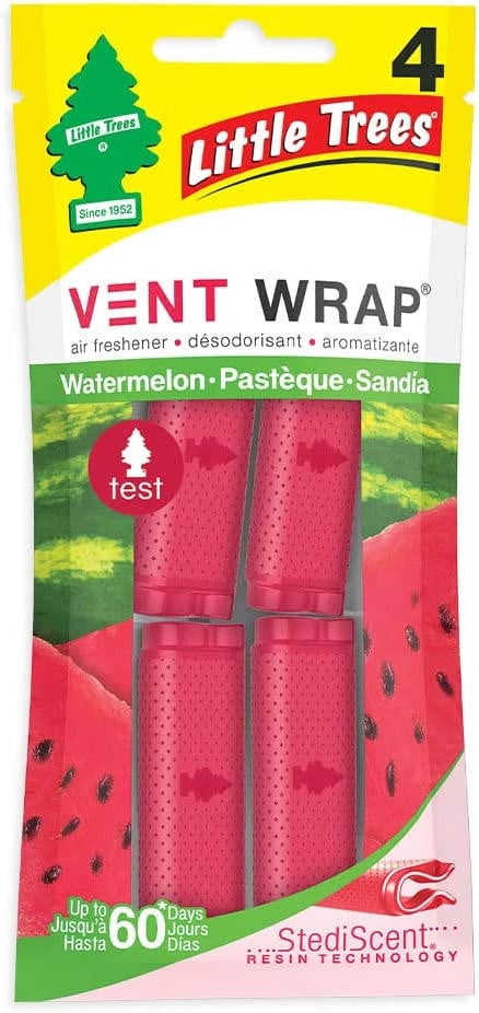 Little Trees Vent Wrap Watermelon Scent Air Freshener for Car & Home - 36 Pack!
