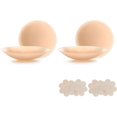 thumbnail image 1 of Cakes Cache-Tétons Imperméables Réutilisables Soutiens-Gorge Adhésifs Soutien-Gorge Invisible Soutiens-Gorge Adhésifs Sans Traces pour Hauts de Robe, 1 of 7