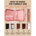 thumbnail image 3 of Funda para Biblia Loorow de cuero PU con organizador, rosa, 3 of 7