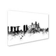 thumbnail image 2 of Trademark Fine Art "Singapore Skyline B&W" Canvas Art by Michael Tompsett, 2 of 3