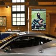 thumbnail image 3 of Placa Metal Vintage Motocicleta Pintura Hierro Rectangular Pared 20x30cm, 3 of 9