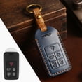 thumbnail image 1 of Car Key Fob Cover Case Protector For Volvo XC60 Car Key Case Fob Cover Crazy Horse Leather Handmade, 1 of 24