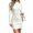 06#White, variant on Rib Knit Sweater Dress for Women Long Sleeve Turtleneck Bodycon Mini Dress Fitted Knit Pullover Dress Casual Office Fall Winter