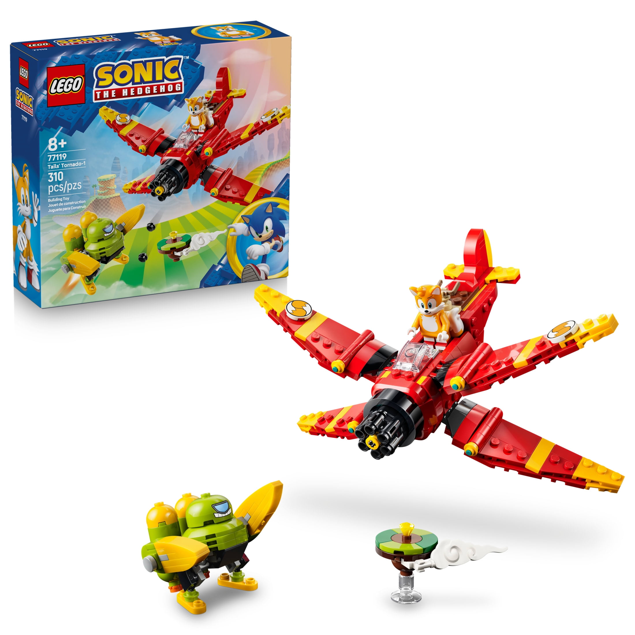 LEGO Sonic the Hedgehog Tails' Adventure Boat Set, 76997, 393 pcs