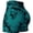 Blue Green Tie Dye, variant on SOMER Women Gym Shorts Workout Biker Shorts Yoga Booty Shorts Scrunch Butt Lifting Seamless Shorts