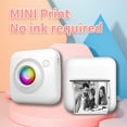 thumbnail image 6 of FastXmas Mini Printer, Portable Wireless Thermal Printers with Paper, Bluetooth Inkless Printer, Rechargeable Free Cut Pocket Label Maker Photo Printer for DIY Office Scrapbook Travel Notes, 6 of 9