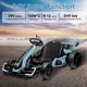 thumbnail image 1 of Kart eléctrico para niños 24V 2x150W - 4 velocidades - Asiento ajustable - Luces LED y música - Cinturón de seguridad - Para carreras al aire libre - Azul, 1 of 8
