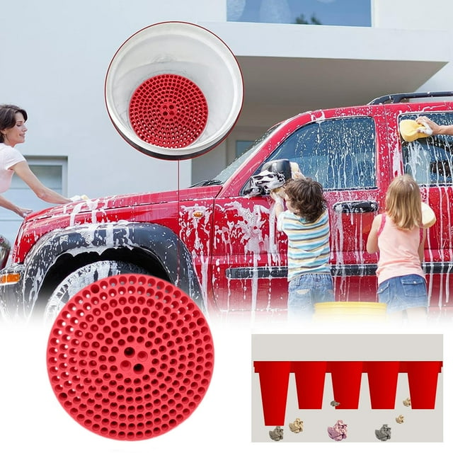 Filtro De Arena Y Grava Para Lavado De Autos, Embudo De Red Aislante Para Lavado De Autos, Cubeta Para Lavado De Autos, Dise O Resistente, Material Duradero, Para Entusiastas De Los Autos