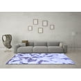 thumbnail image 3 of Ahgly Company Indoor Rectangle Abstract Blue Modern Area Rugs, 6' x 9', 3 of 4