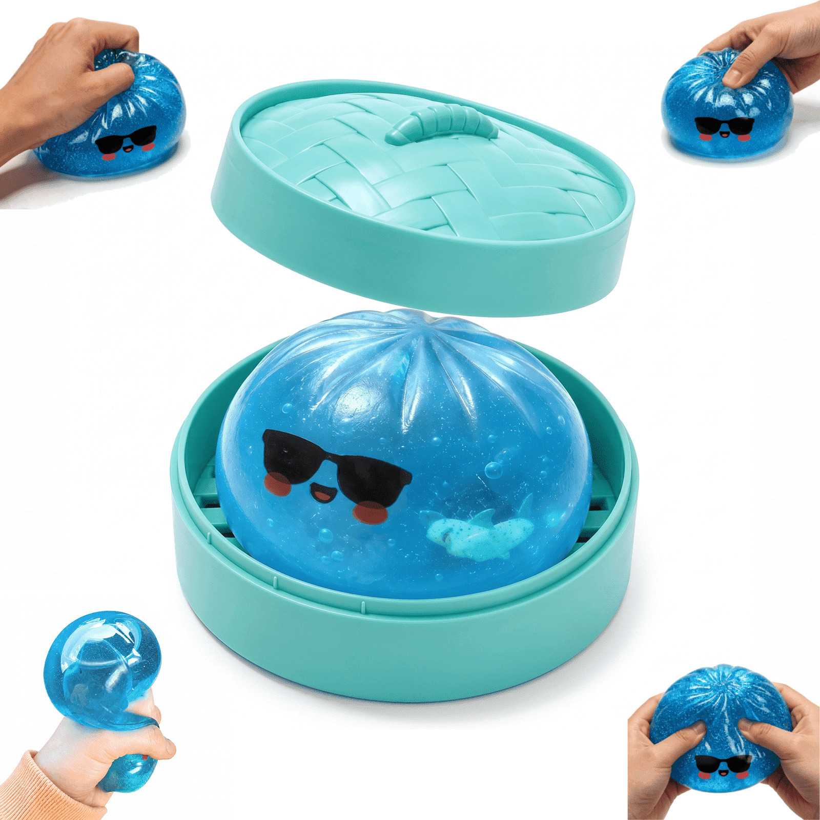 Crazy Fun Mystery Dumpling Shark Edition Sensory Fidget Dumpling