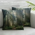 thumbnail image 3 of Leisuo  Nature Misty Throw Pillow Case Cushion Cover Home Office Decorative for Sofa Living Room Square, 3 of 5