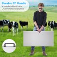 thumbnail image 4 of Miumaeov Digital Livestock Scale 440Lbs 40.9x20.5 Inch Stainless Steel Industrial Floor Scale Postal Shipping Animal Scale, 4 of 19