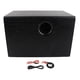 thumbnail image 2 of subwoofer autoamplificado de 6,5 pulgadas, subwoofer negro claro con salida de alta potencia de 100 w, enchufe estadounidense de 100-240 v turboalimentado para el hogar, 2 of 7