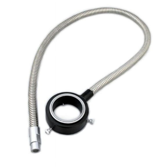 AmScope Fiber Optic Ring Light Attachment For Microscope Illuminator