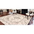 thumbnail image 2 of eCarpetGallery Modern Living Room Area Rug, 5'3" x 7'3", Grey, Amelia, 2 of 9