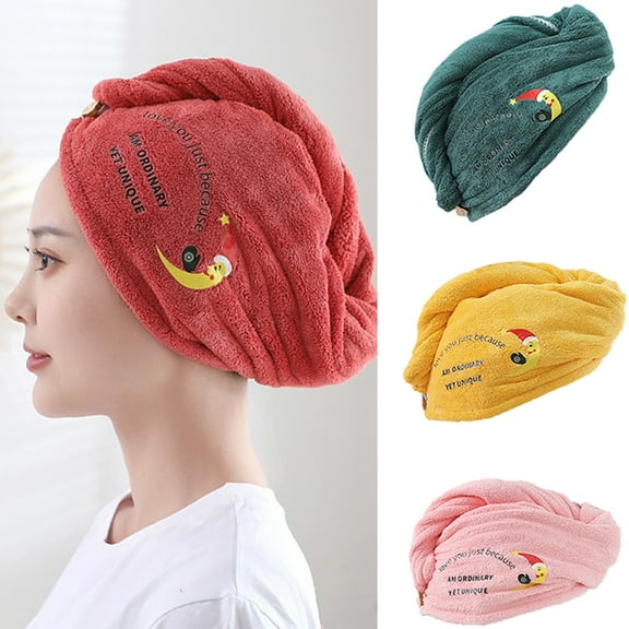 Cheers US Microfiber Hair Towel Wrap Ultra Absorbent, Fast Drying Hair Turban Soft, No Frizz Hair Wrap Towels for Women Wet Hair, Curly, Longer, Thicker Hair